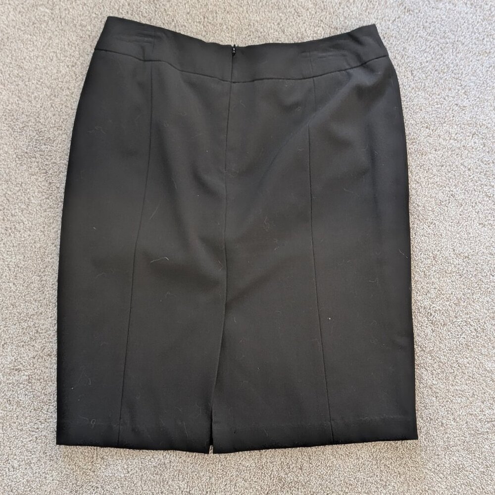 Dressy Skirt, Black, Ellen Tracy Size 8